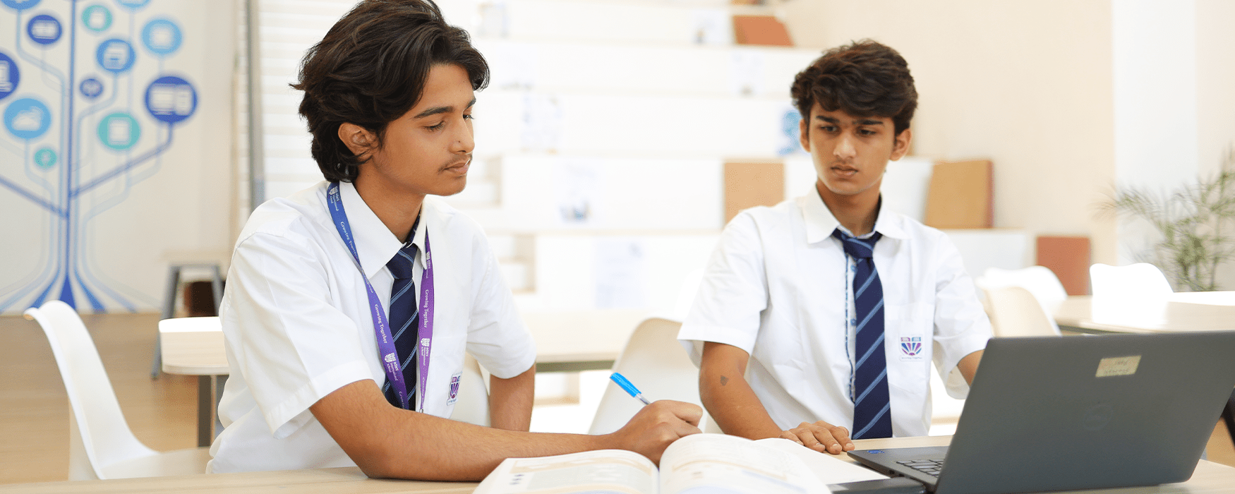 Students at Atmiya Green School